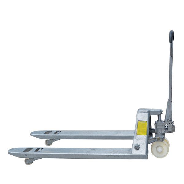 stainless steel and galvanised pallet truck