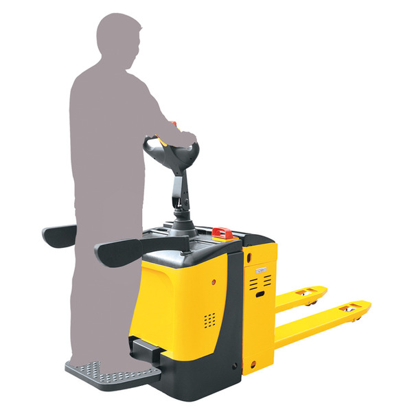 stand-on electric pallet truck