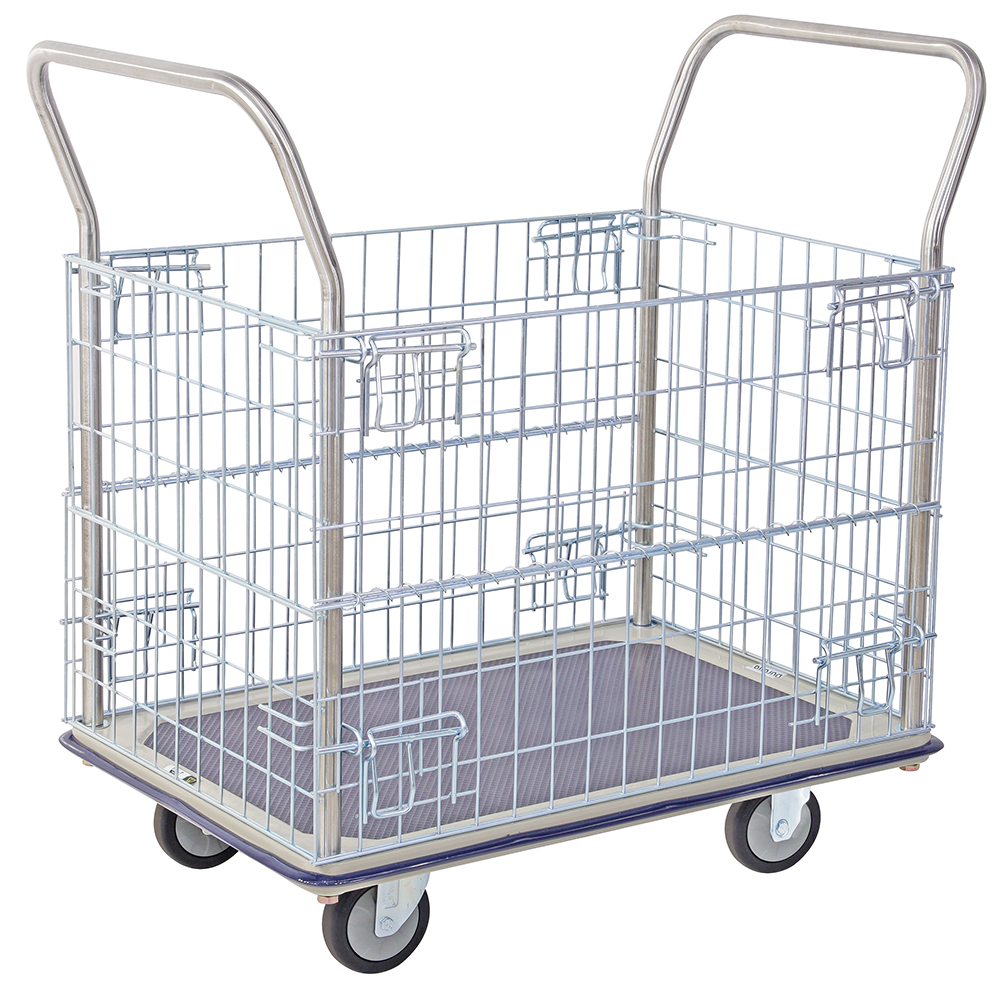 Extra Large Prestige Platform Trolley with cage