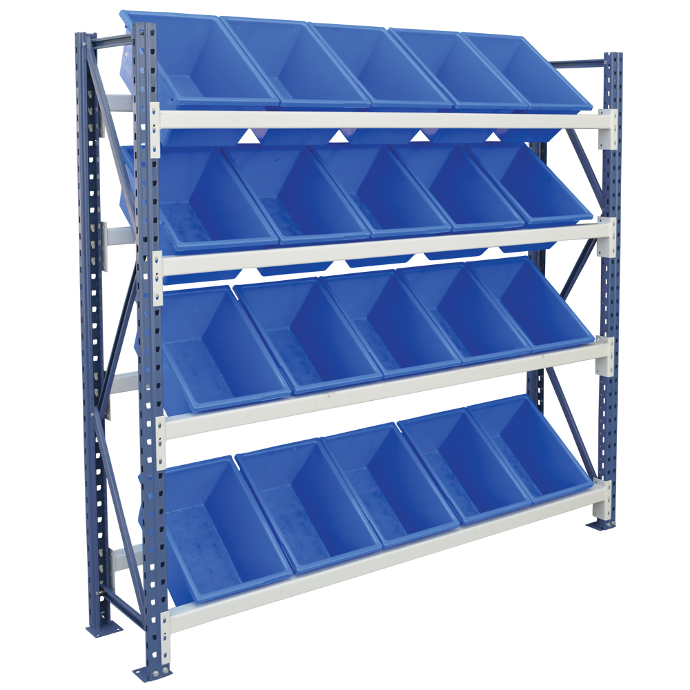 access plastic bin rack