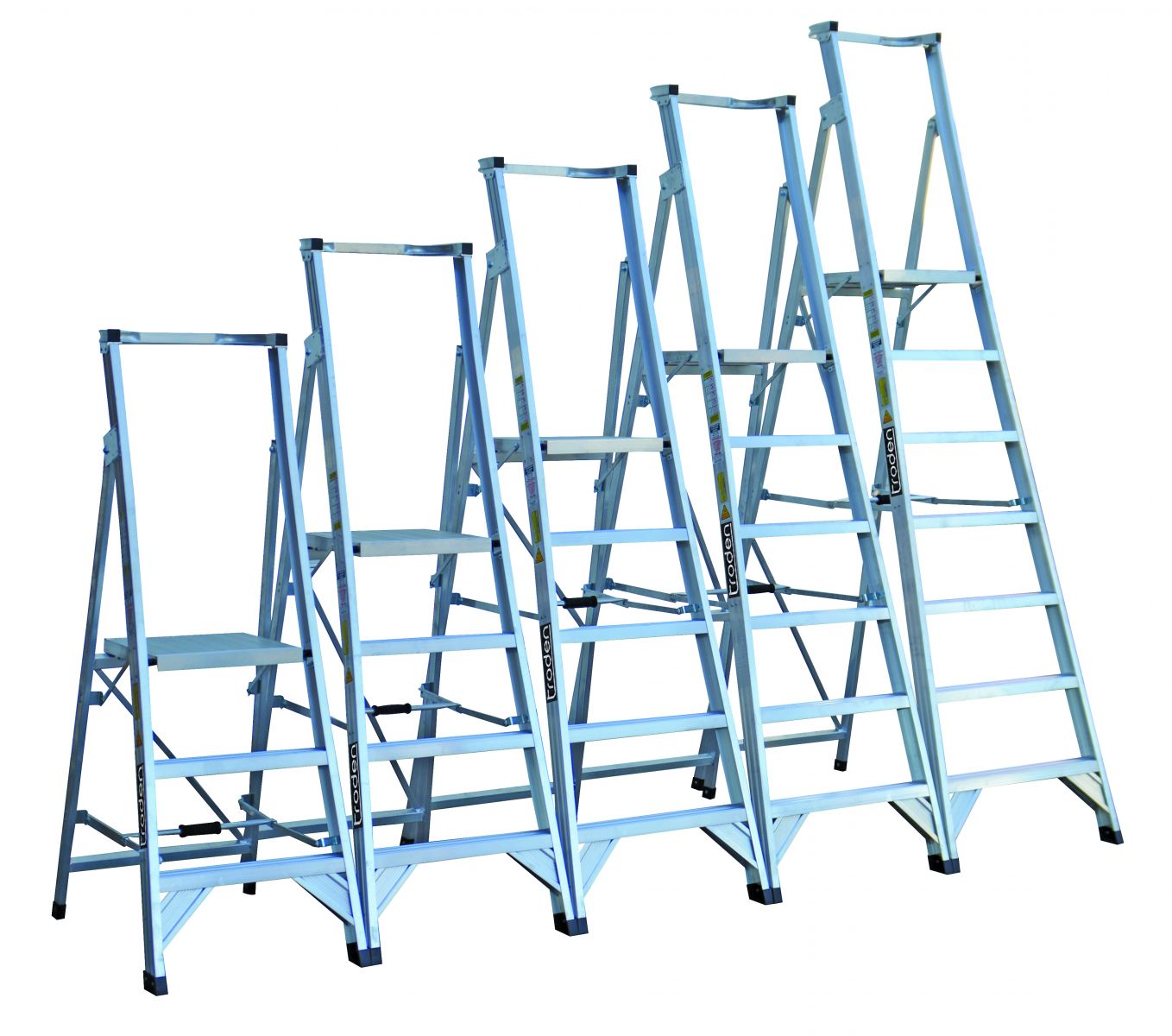 Aluminium Platform Extension Ladders