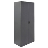 Full Height Cabinet 1830x910x450mm (HxWxD) - Dark Grey