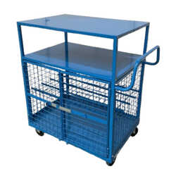 Mesh Cage Trolley with 2 Tiers (Clearance)