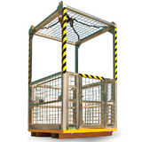 4 Person Crane Platform Cage (with mesh roof)