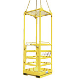 1 Person Crane Platform Cage (with Mesh Roof)