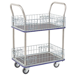 Multi Purpose 2 Tier Cage Trolleys