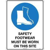 Safety Sign (SAFETY FOOTWEAR MUST BE WORN ON SITE)
