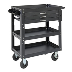 Steel Utility Cart (3 Draw + 2 Draw Shelves)