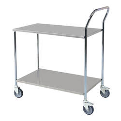 2 Tier Flat Deck Trolley