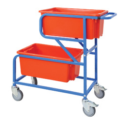 Twin Offset Tub Order Picking Trolley