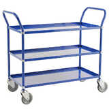 3 Tier Multi Shelf Trolley - Blue