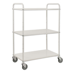Tall Multi Shelf Trolley - White