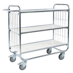 3 Tier Trolley (with Adjustable Shelves)