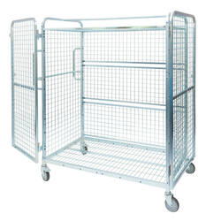 1910 Series - Fully Lockable Cage Trolley with Doors and Roof