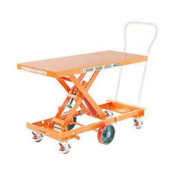 Spring Scissor Lift Trolley with Centre Wheel Kit (X Large) 