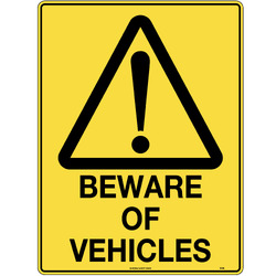 Safety Sign (BEWARE OF VEHICLES)