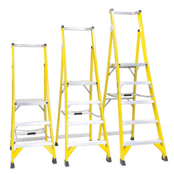 Fibreglass Industrial Platform Ladders