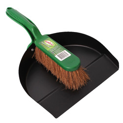 Heavy Duty Metal Dustpan Set