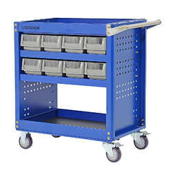 Parts Bin Trolley - 8 Bins