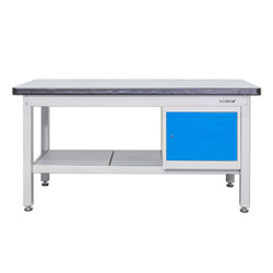 2100mm Industrial Work Bench with Lockable Cupboard