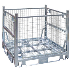 Collapsible & Stackable Stillage Cage