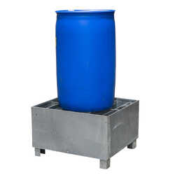 Galvanised 1 Drum Spill Bin