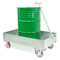 Galvanised Drum Trolley with Bund