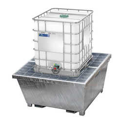 IBC Galvanised Spill Bin