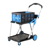 V-Cart Industrial Trolley (includes 1 folding basket)