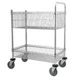 2 Tier Wire Mail Trolley