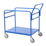 Double Tub Order Picking Trolley with Push Handle (Suits 2x Plastic Tubs No 7, 10 or 15)
