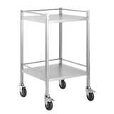 Stainless Steel Instrument Trolleys - With Rails
