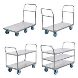 Stainless Steel Platform Trolleys
