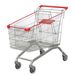 Shopping Trolley with Baby Seat (242L)