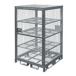 Configurable Full Height Lockable Cage with Shelves 