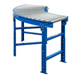 90 Deg Curve Conveyor Kit with Steel Rollers - 600mm wide