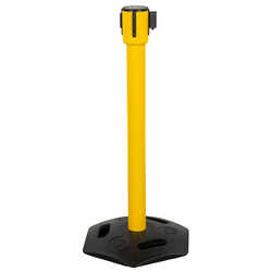 Outdoor Single Belt Barrier Post (with 10M Belt)