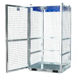 Storage Cage with Industrial Hanging Racks